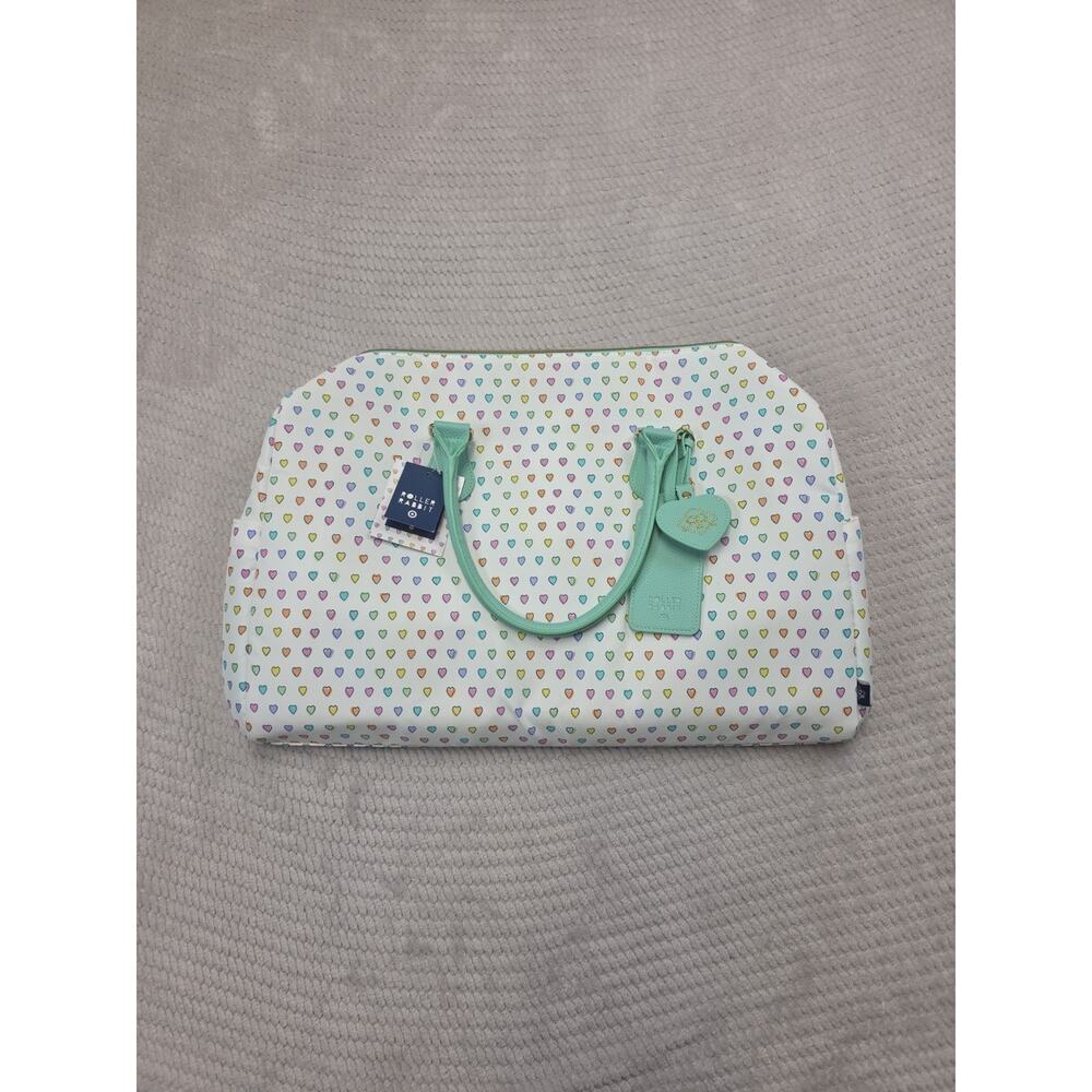 Roller Rabbit x Target Duffle Bag Multicolor Hearts Softside 20x9.5x12